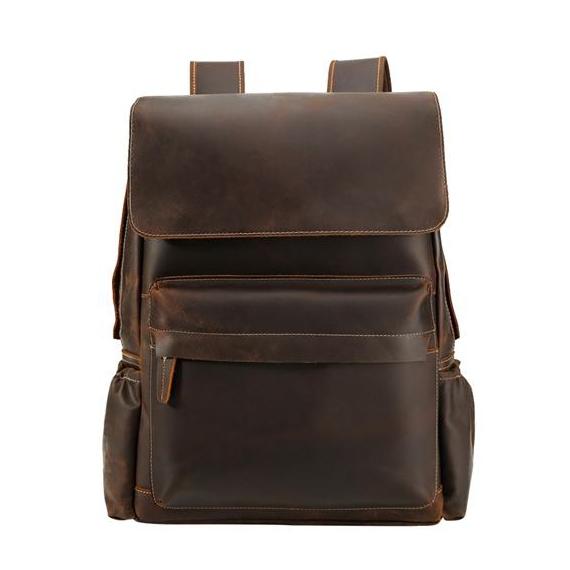 Crazy Horse Leather Backpack II – YONDER BAGS
